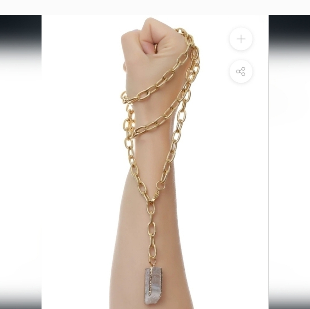 Crystal  Pendant Necklace